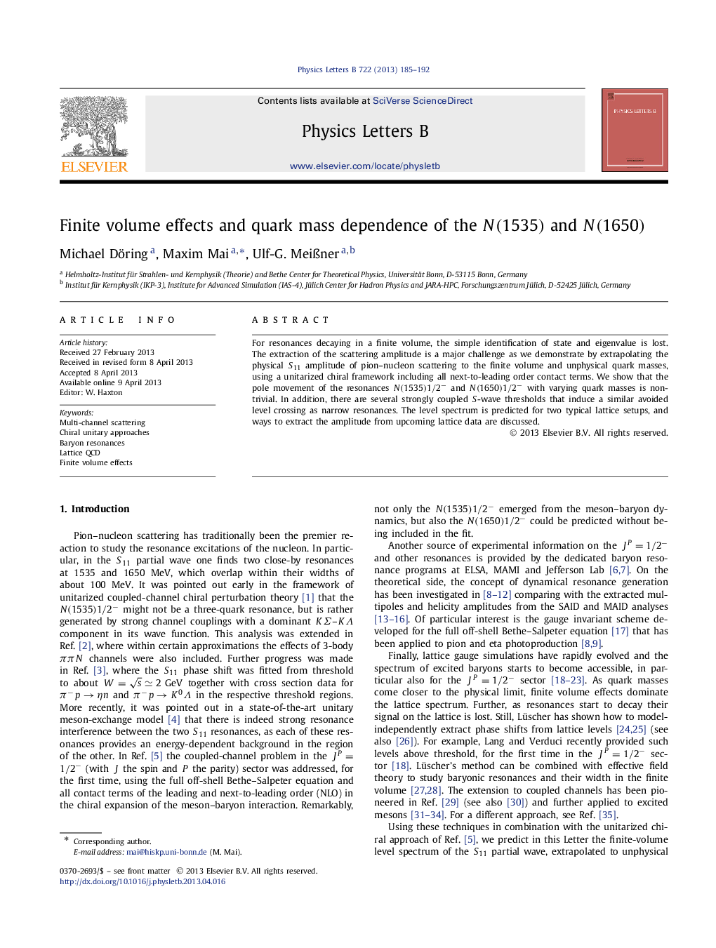 Finite volume effects and quark mass dependence of the N(1535) and N(1650)