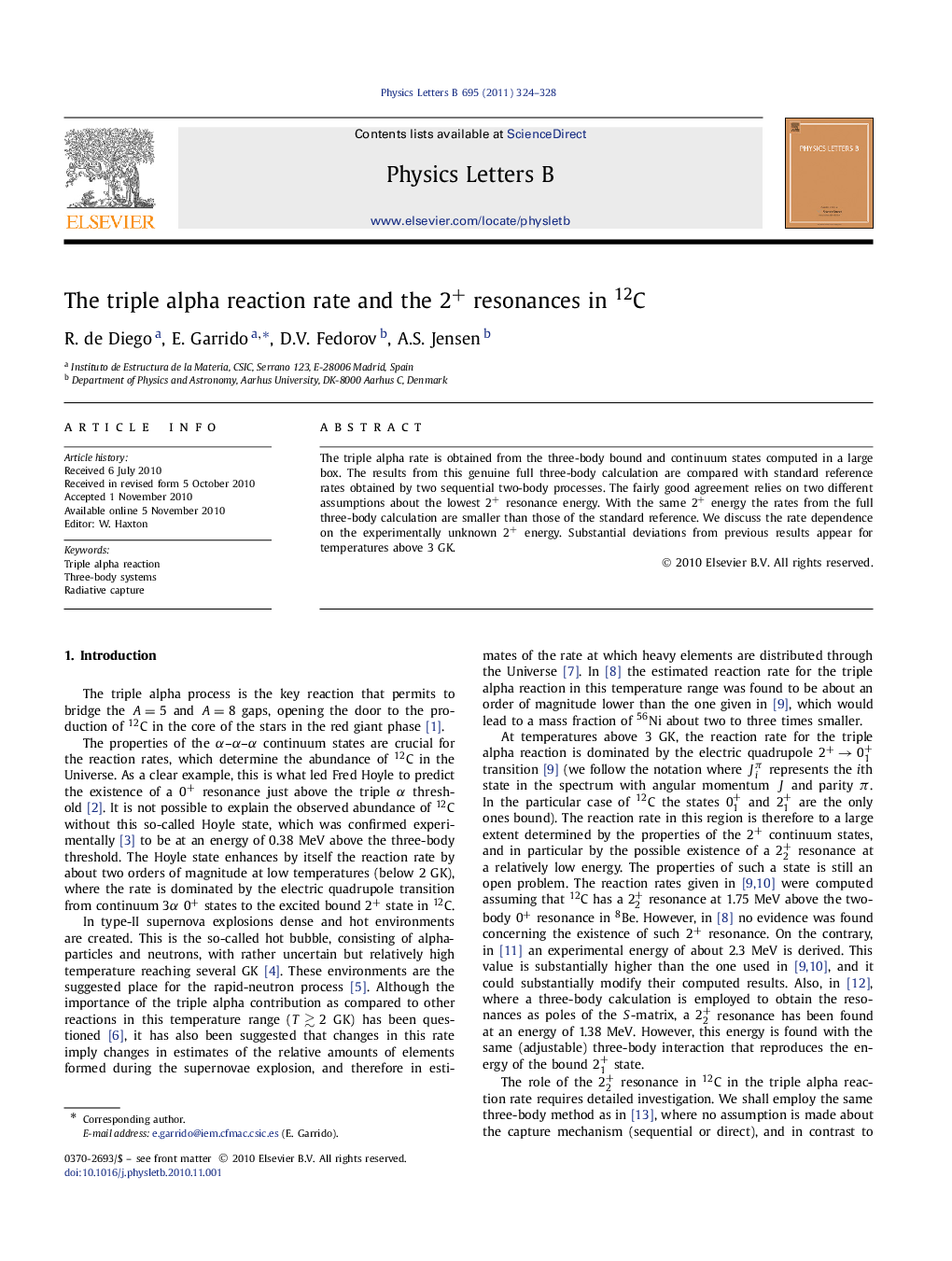 The triple alpha reaction rate and the 2+ resonances in 12C