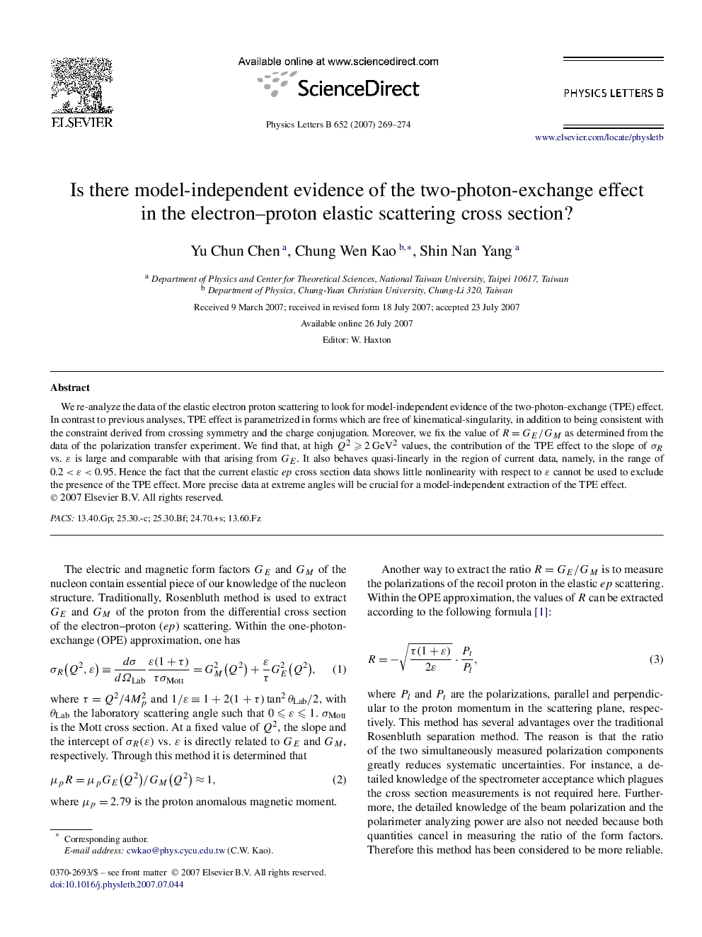 Is there model-independent evidence of the two-photon-exchange effect in the electron-proton elastic scattering cross section?