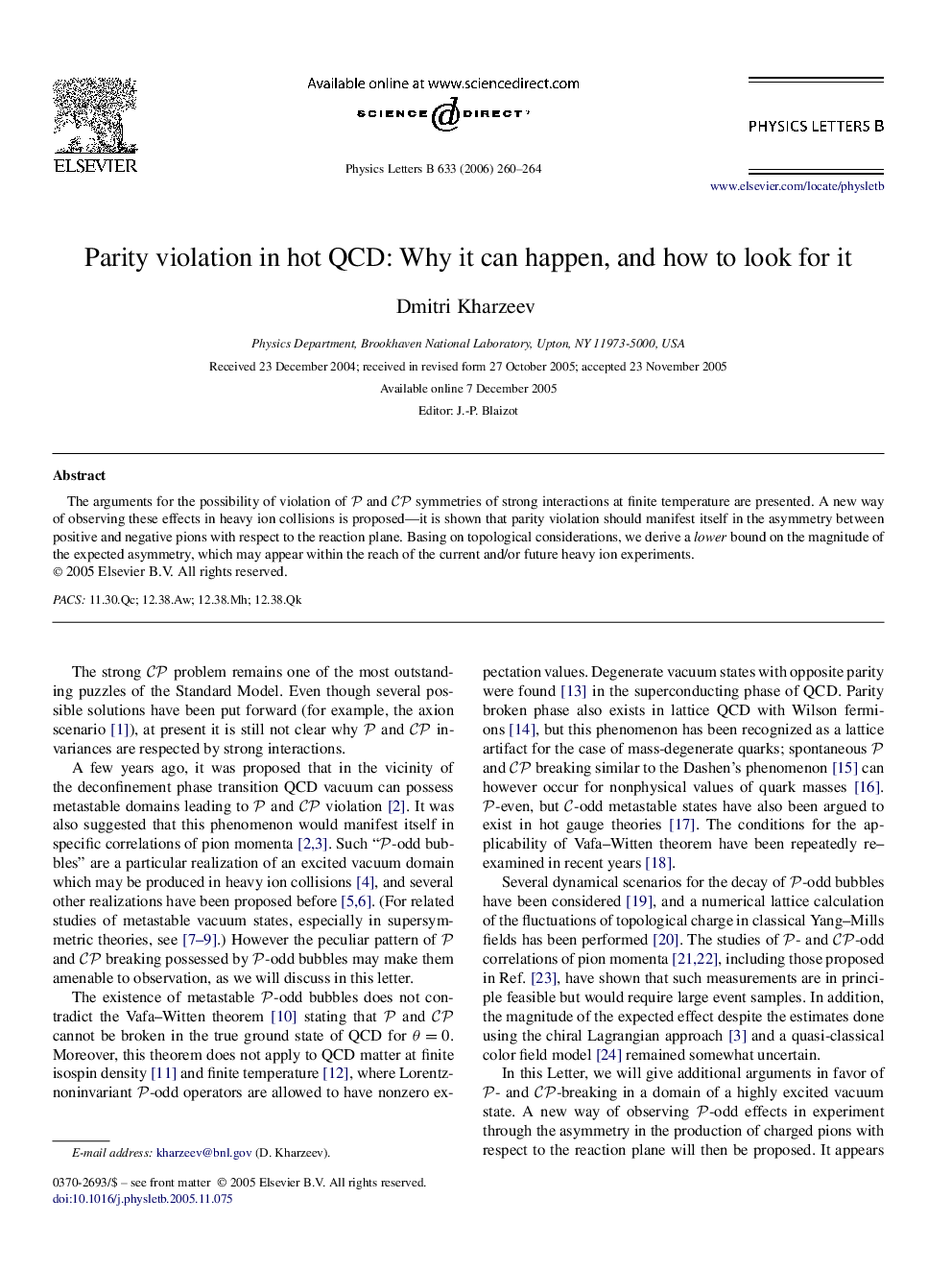 Parity violation in hot QCD: Why it can happen, and how to look for it