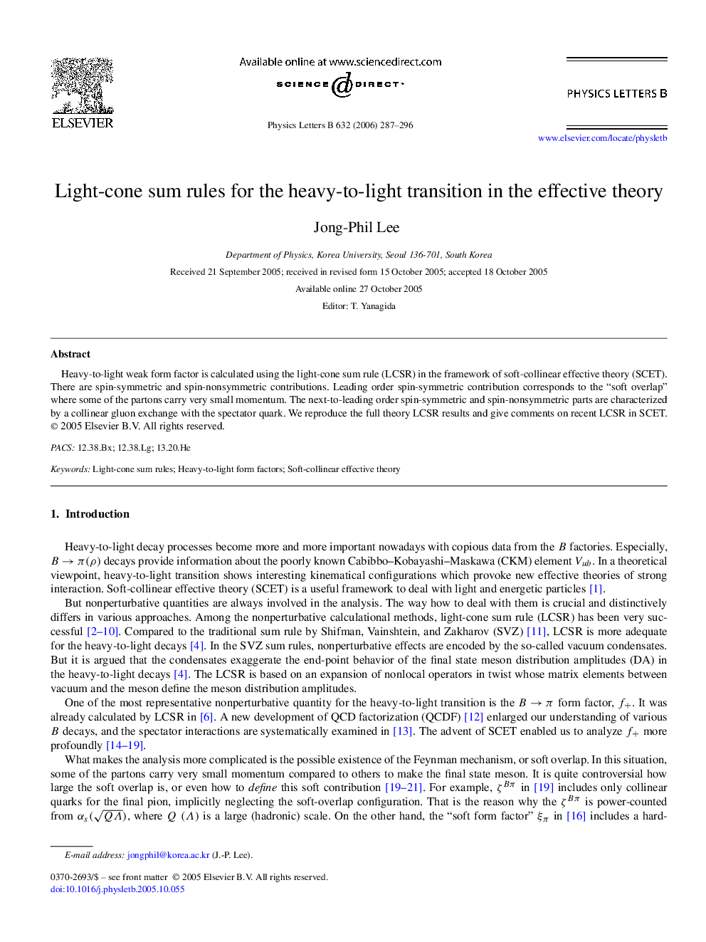 Light-cone sum rules for the heavy-to-light transition in the effective theory