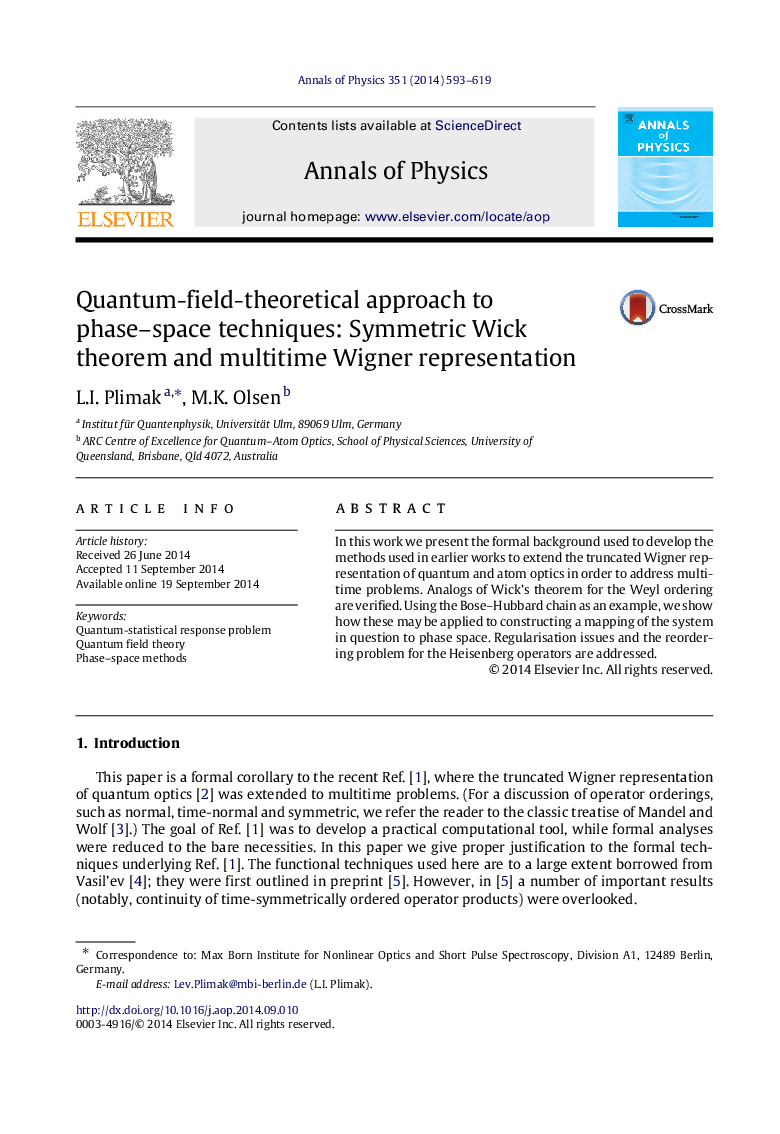 Quantum-field-theoretical approach to phase-space techniques: Symmetric Wick theorem and multitime Wigner representation