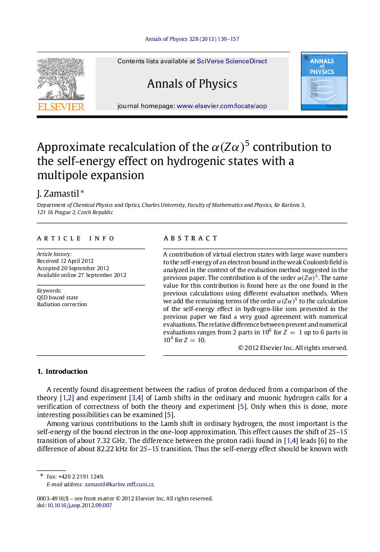 Approximate recalculation of the Î±(ZÎ±)5 contribution to the self-energy effect on hydrogenic states with a multipole expansion