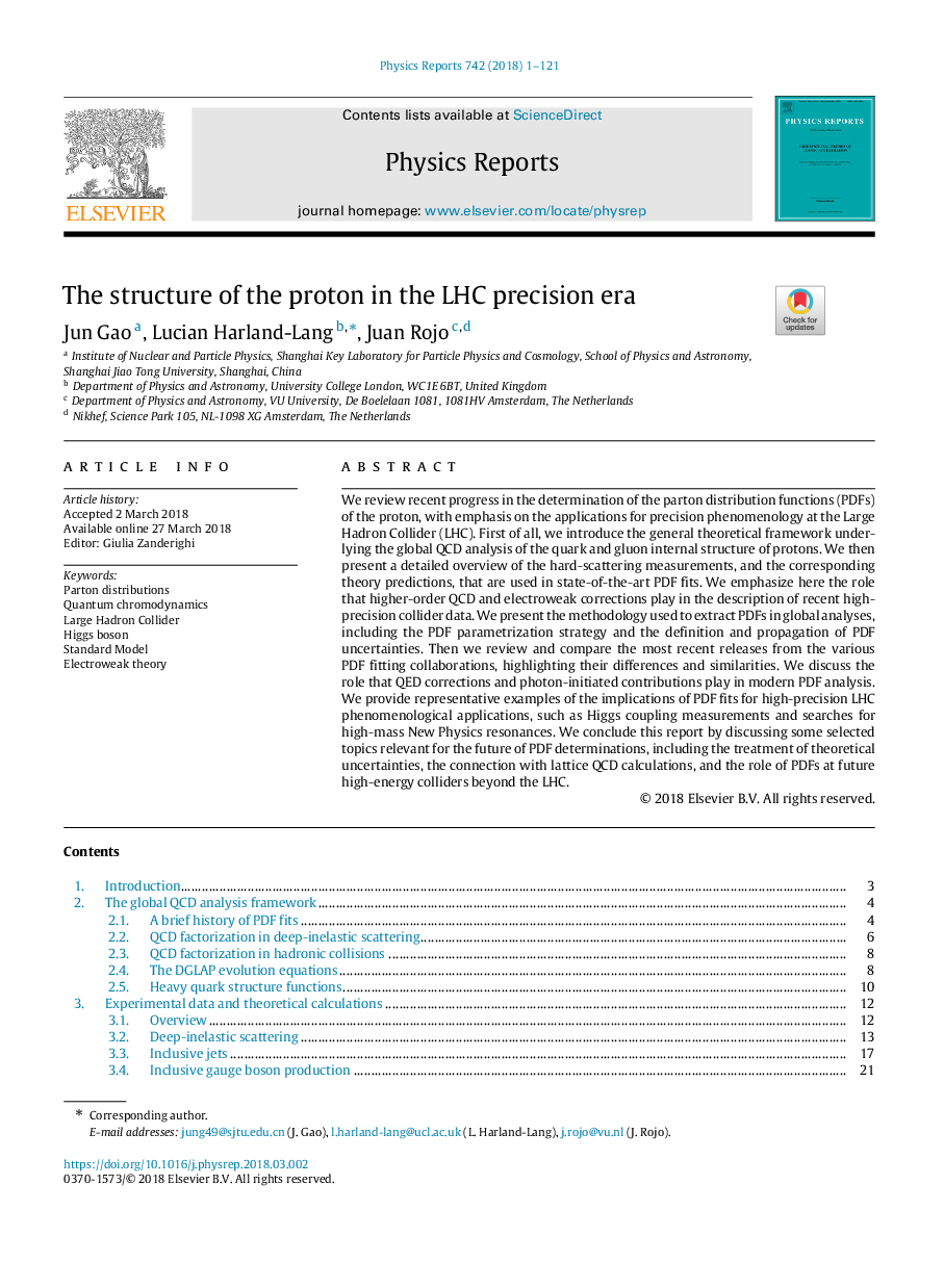 The structure of the proton in the LHC precision era