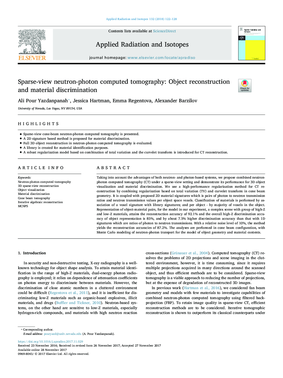 Sparse-view neutron-photon computed tomography: Object reconstruction and material discrimination