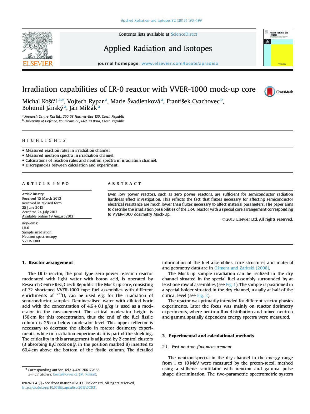 Irradiation capabilities of LR-0 reactor with VVER-1000 mock-up core