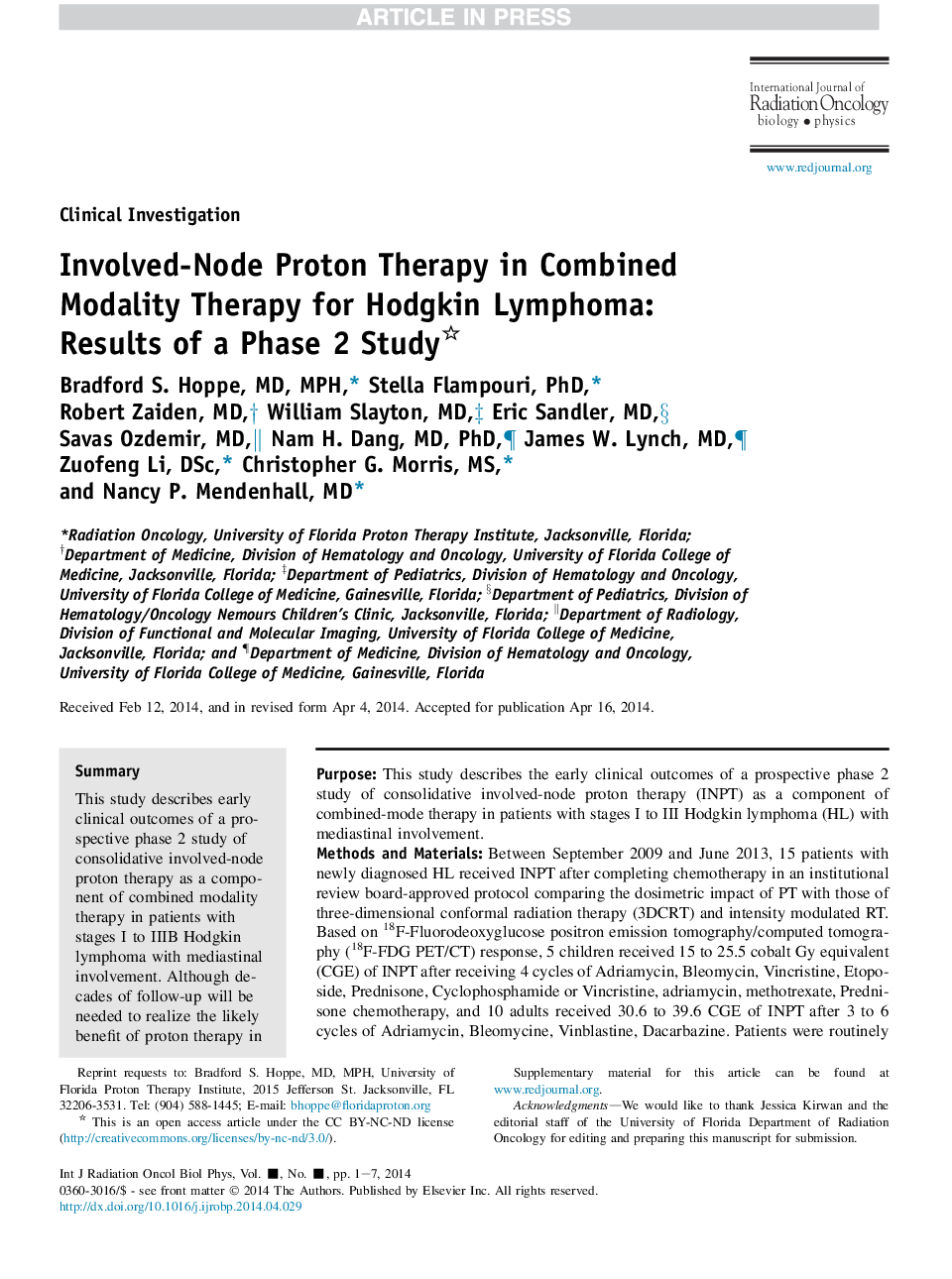 درمان درمانی متناوب پروتئین در درمان مدیتیشن ترکیبی برای لنفوم هوچکین: نتایج مطالعه فاز 2 