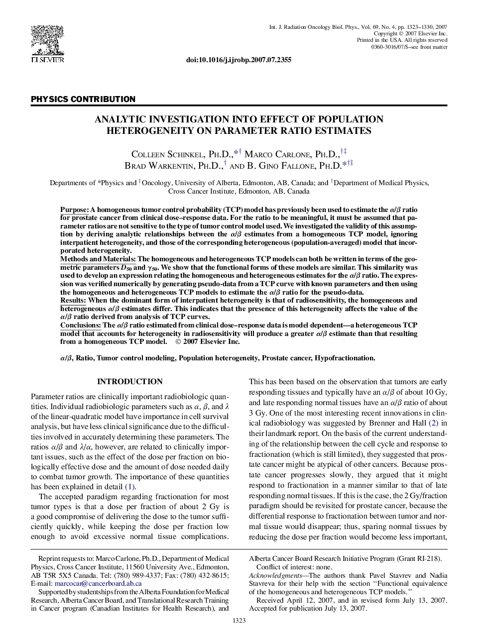 Analytic Investigation Into Effect of Population Heterogeneity on Parameter Ratio Estimates