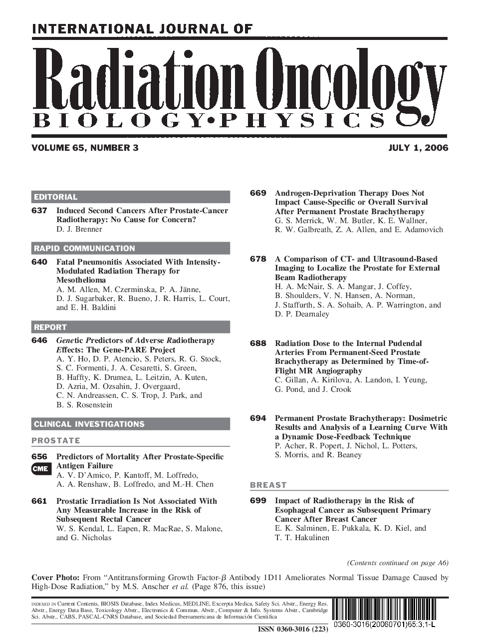 Table of Contents