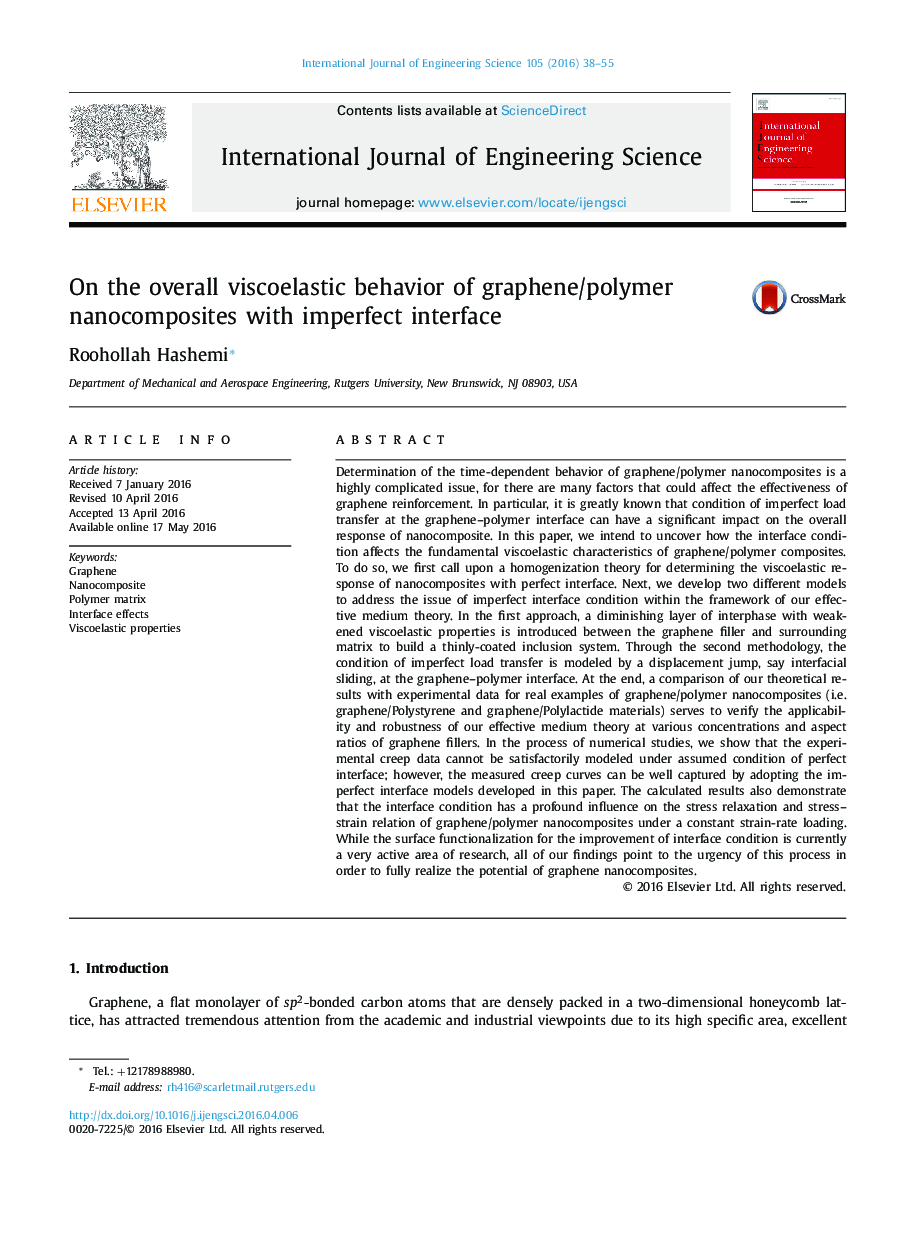 On the overall viscoelastic behavior of graphene/polymer nanocomposites with imperfect interface