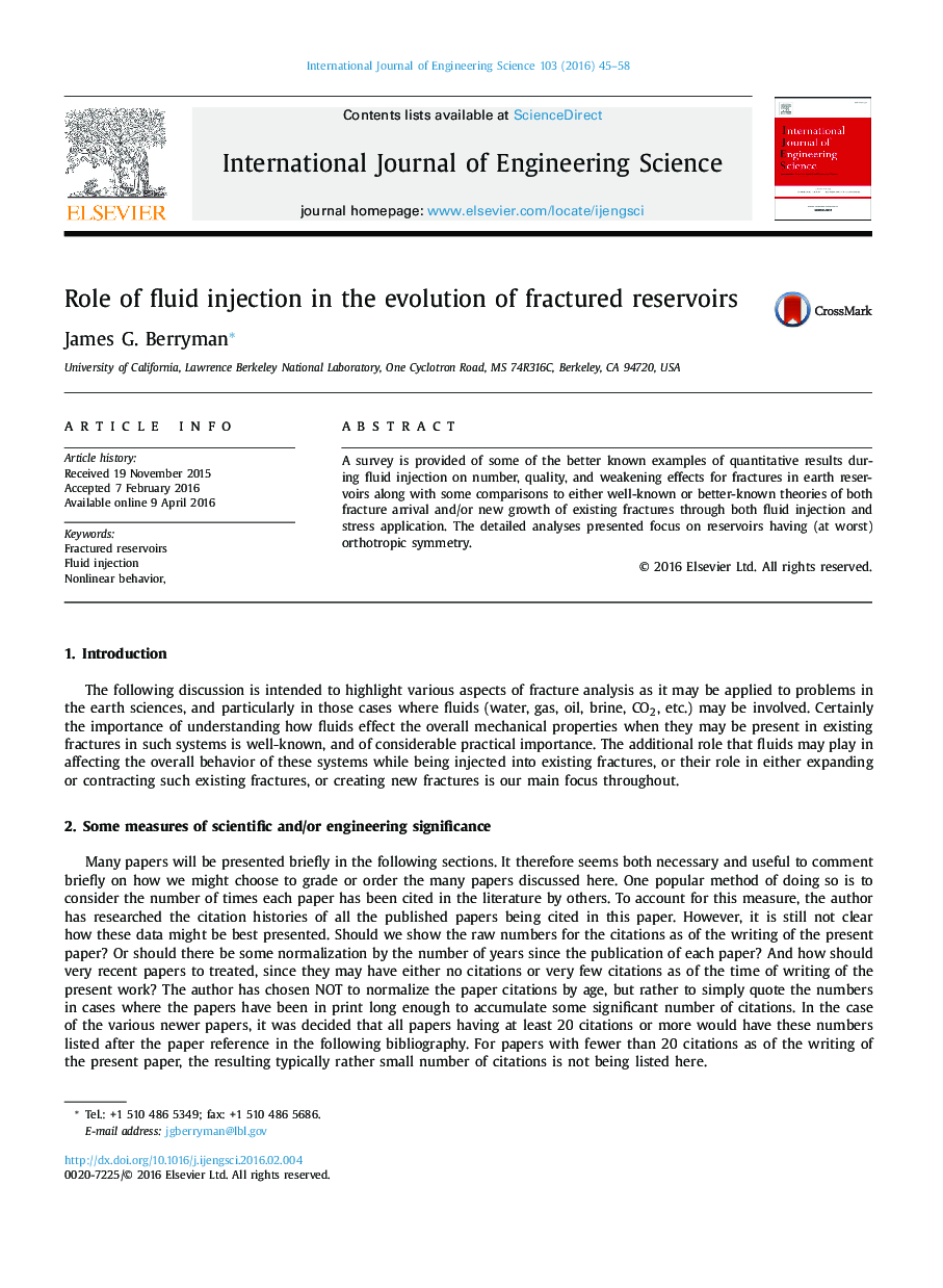 Role of fluid injection in the evolution of fractured reservoirs