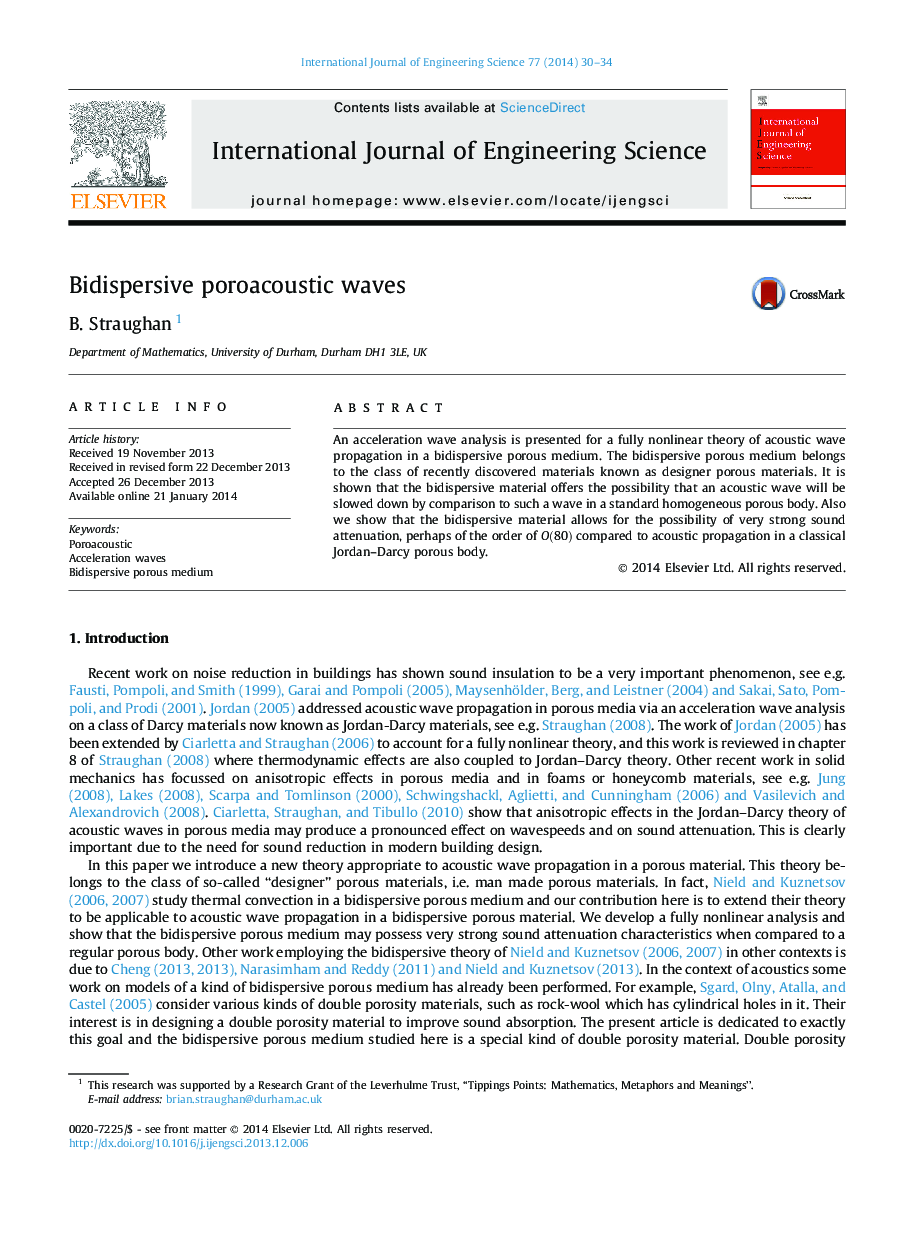 Bidispersive poroacoustic waves