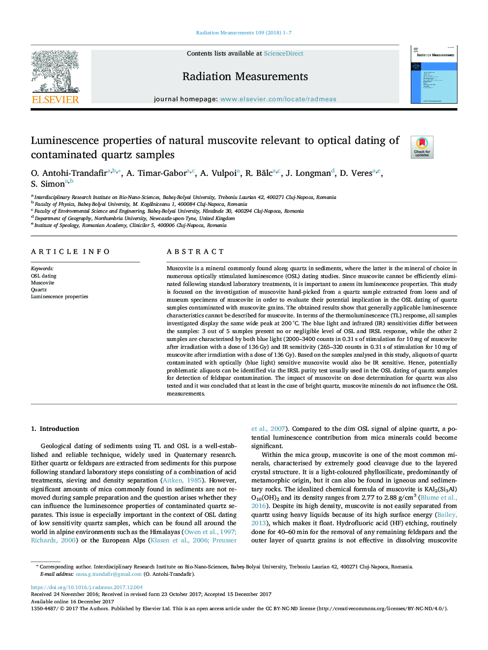 Luminescence properties of natural muscovite relevant to optical dating of contaminated quartz samples