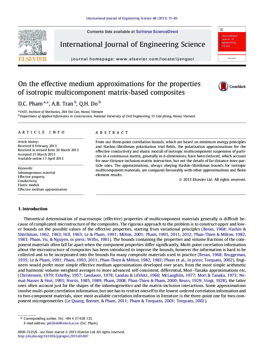 On the effective medium approximations for the properties of isotropic multicomponent matrix-based composites