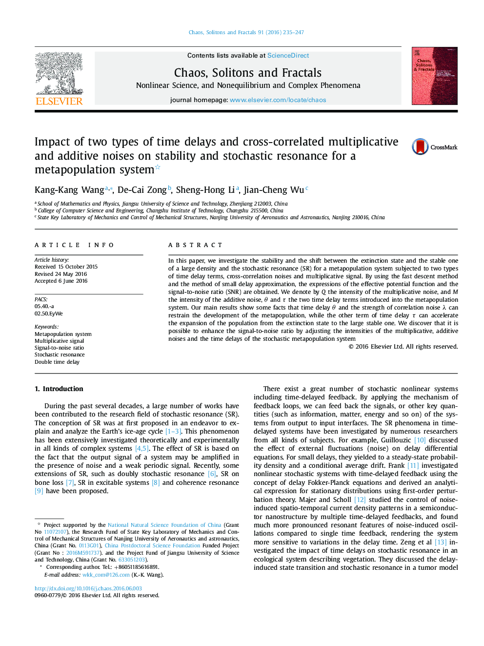 Impact of two types of time delays and cross-correlated multiplicative and additive noises on stability and stochastic resonance for a metapopulation system