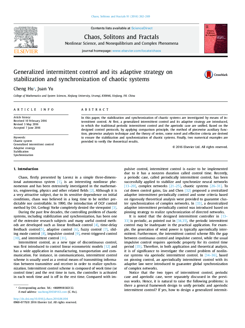 Generalized intermittent control and its adaptive strategy on stabilization and synchronization of chaotic systems