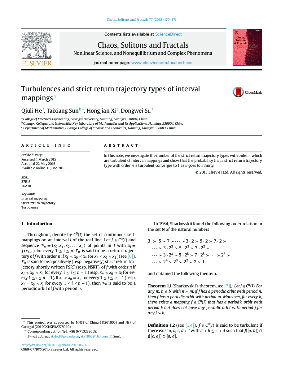 Turbulences and strict return trajectory types of interval mappings