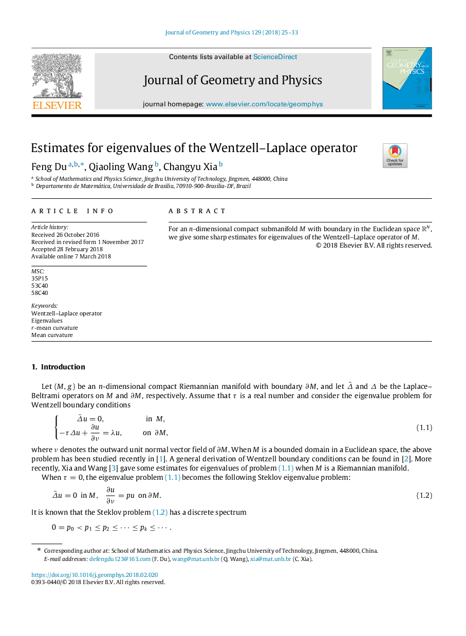 Estimates for eigenvalues of the Wentzell-Laplace operator