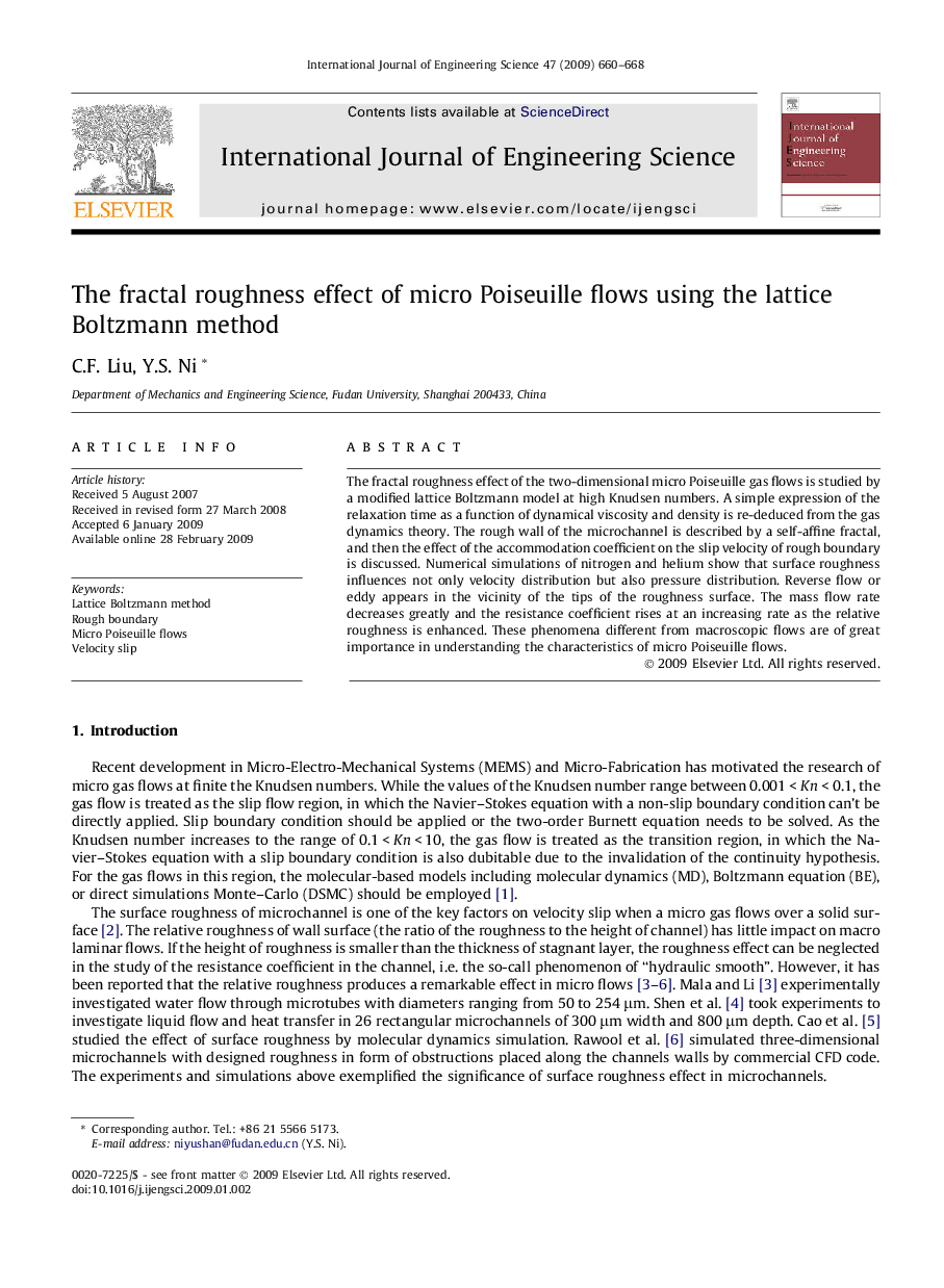 The fractal roughness effect of micro Poiseuille flows using the lattice Boltzmann method