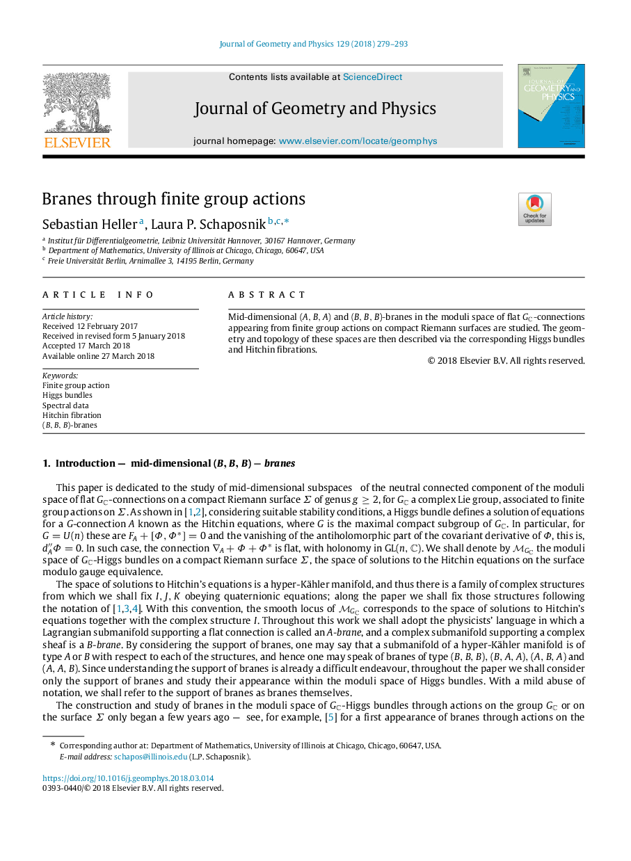 Branes through finite group actions