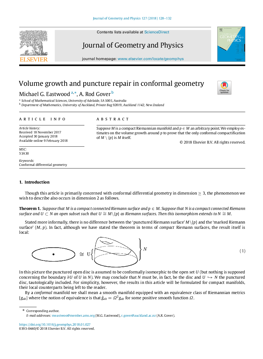 Volume growth and puncture repair in conformal geometry