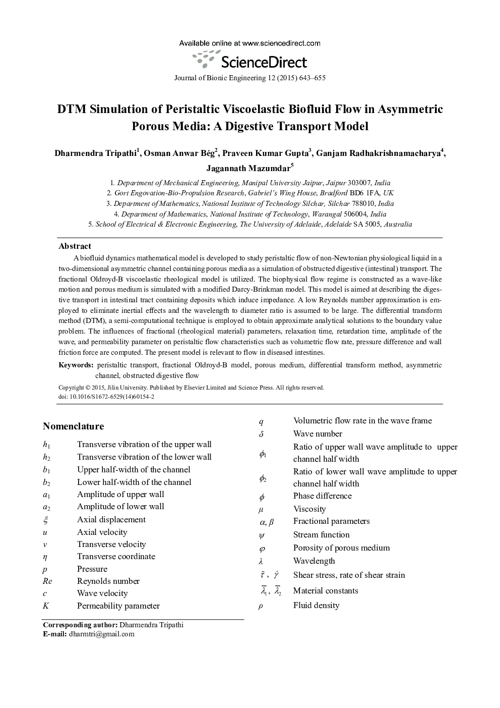 DTM Simulation of Peristaltic Viscoelastic Biofluid Flow in Asymmetric Porous Media: A Digestive Transport Model