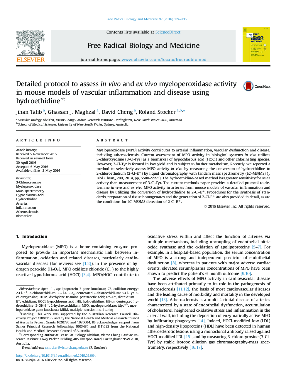 Detailed protocol to assess in vivo and ex vivo myeloperoxidase activity in mouse models of vascular inflammation and disease using hydroethidine