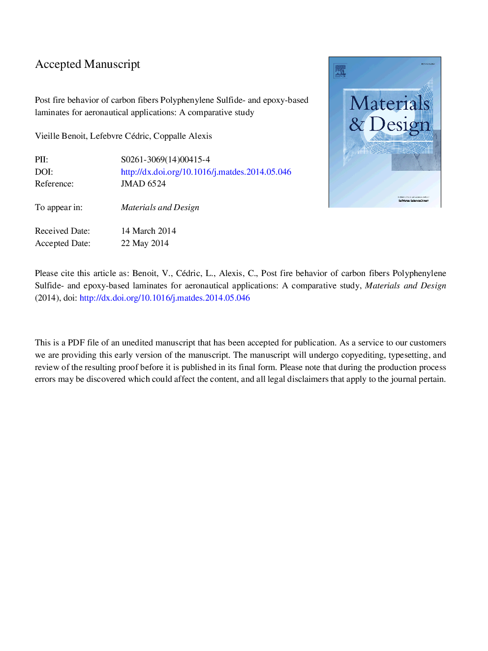 Post fire behavior of carbon fibers Polyphenylene Sulfide- and epoxy-based laminates for aeronautical applications: A comparative study