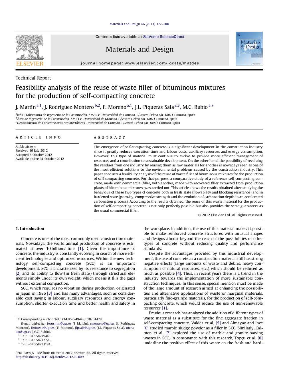 Feasibility analysis of the reuse of waste filler of bituminous mixtures for the production of self-compacting concrete