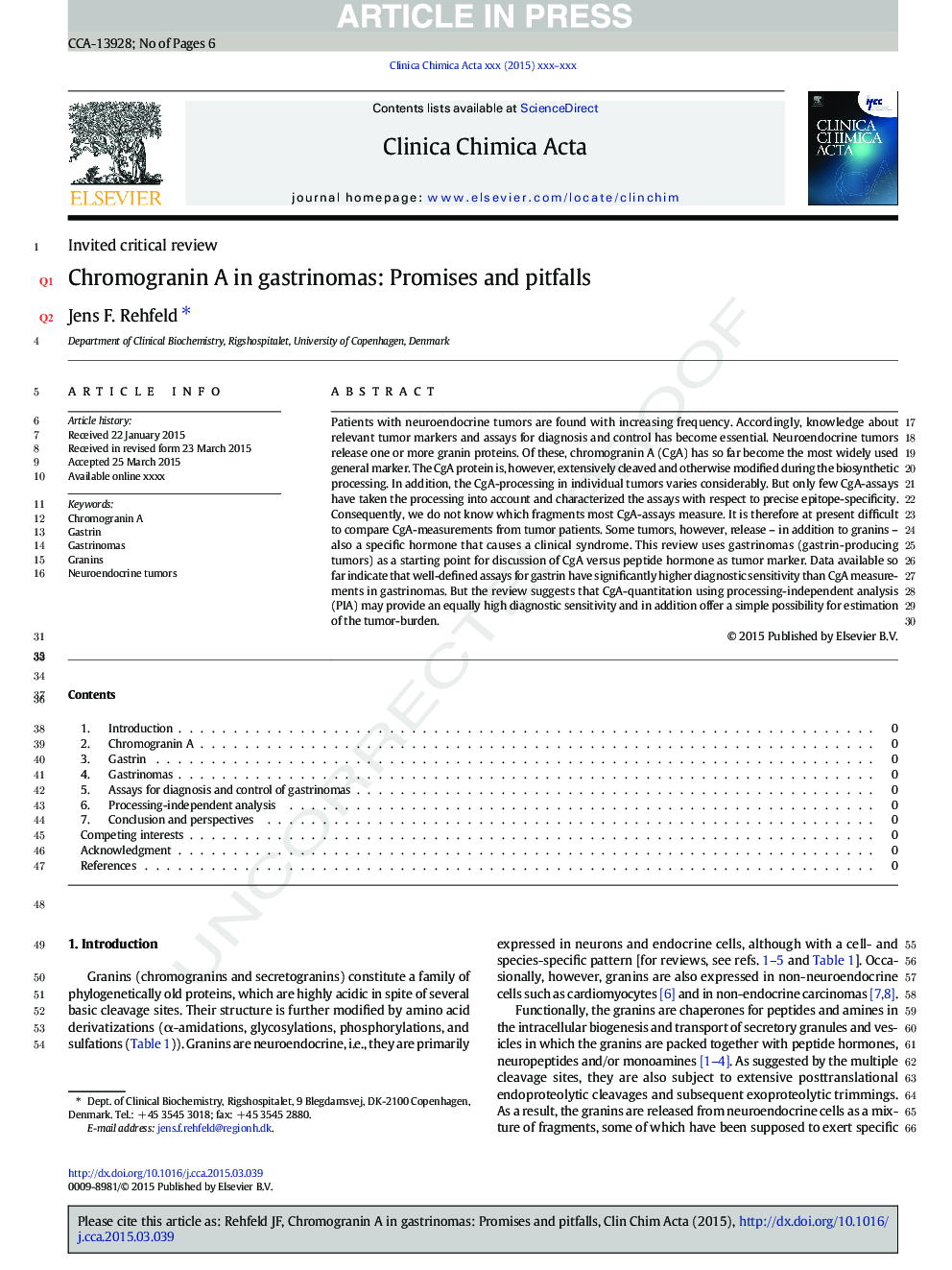 Chromogranin A in gastrinomas: Promises and pitfalls