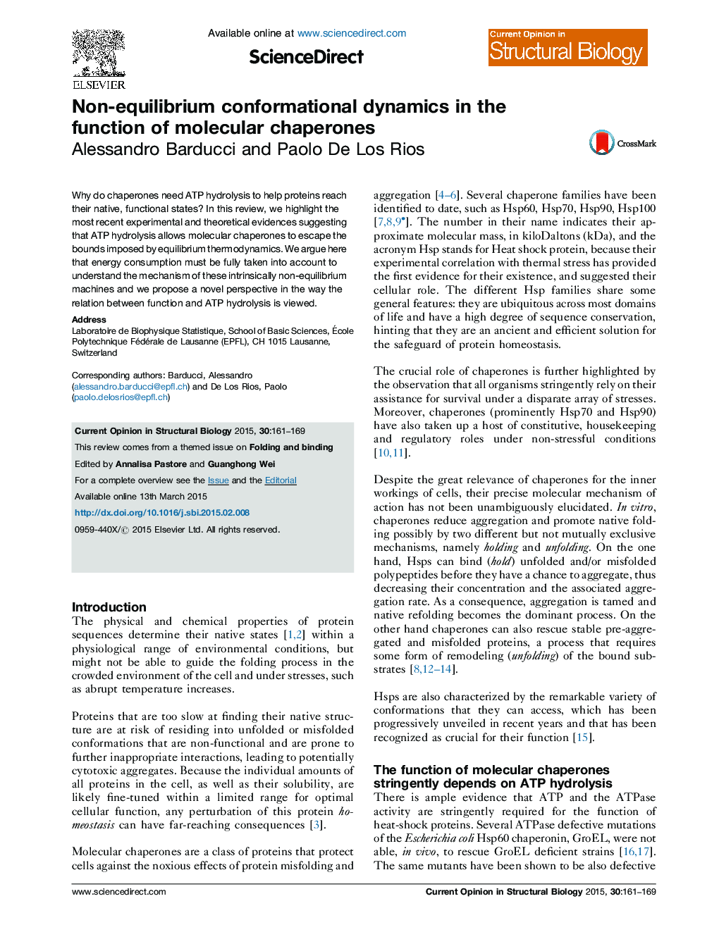 Non-equilibrium conformational dynamics in the function of molecular chaperones