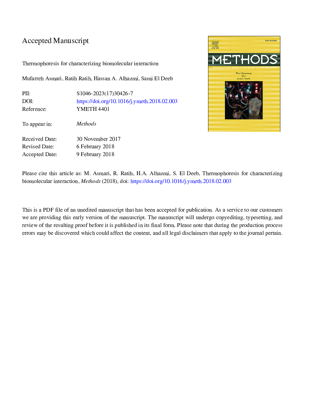 Thermophoresis for characterizing biomolecular interaction