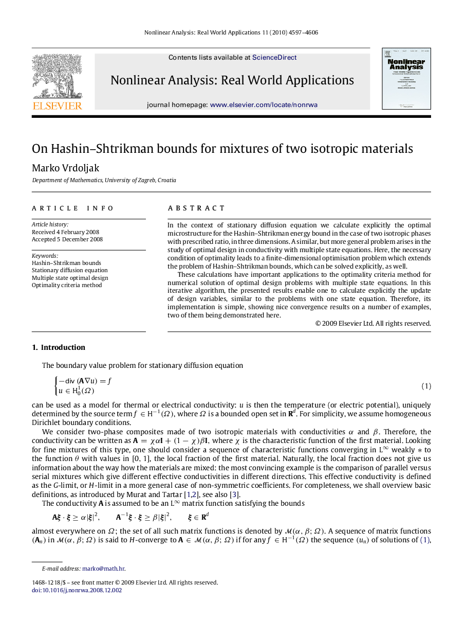 On Hashin–Shtrikman bounds for mixtures of two isotropic materials