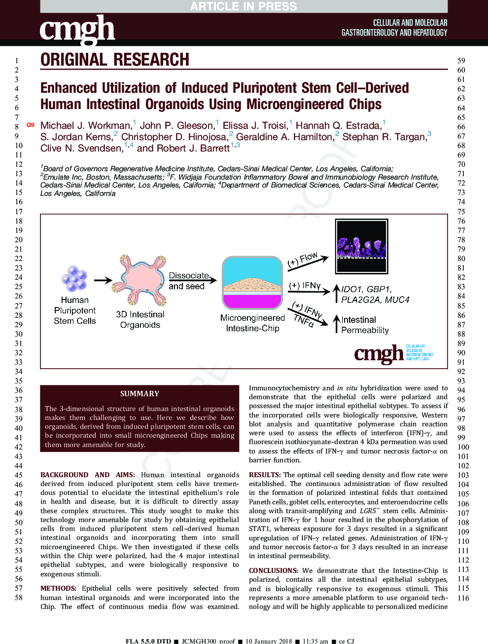 Enhanced Utilization of Induced Pluripotent Stem Cell-Derived Human Intestinal Organoids Using Microengineered Chips