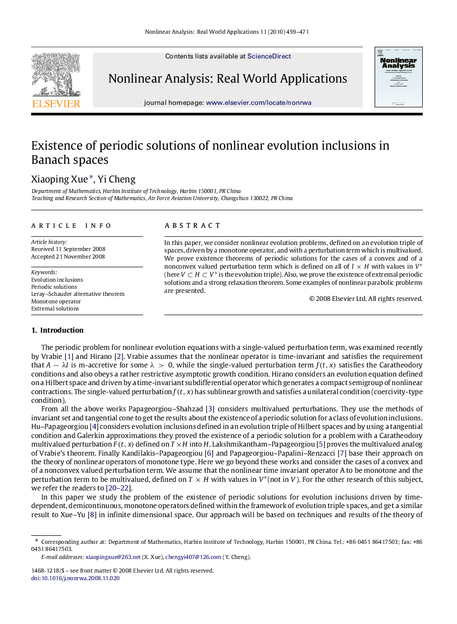 Existence of periodic solutions of nonlinear evolution inclusions in Banach spaces