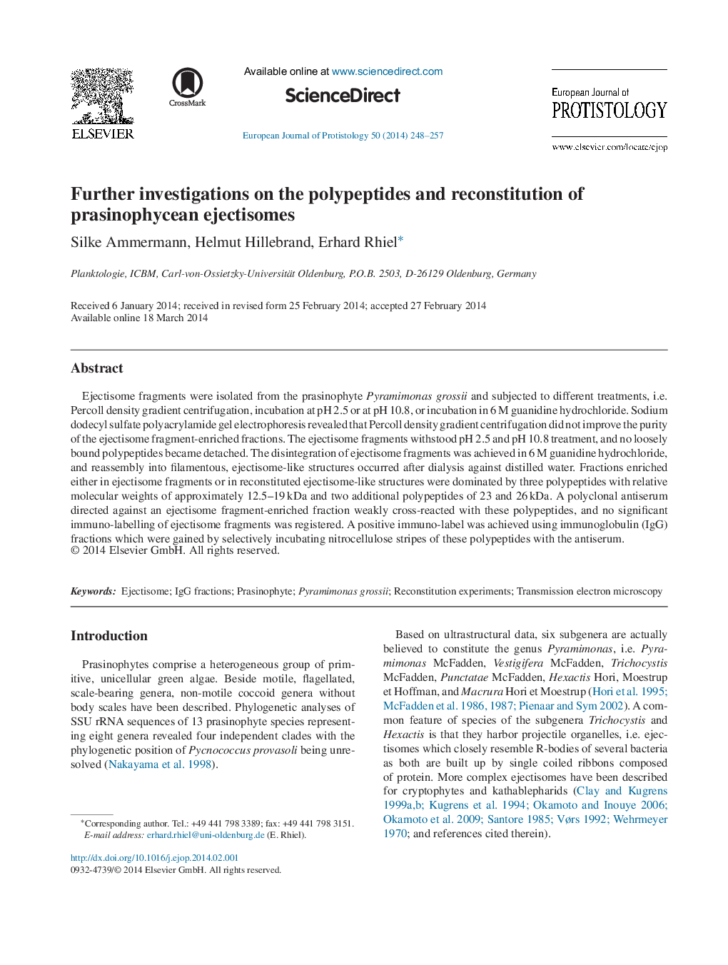 تحقیقات بیشتر در مورد پلیپپتید ها و بازسازی عضله های پاستوریزه 