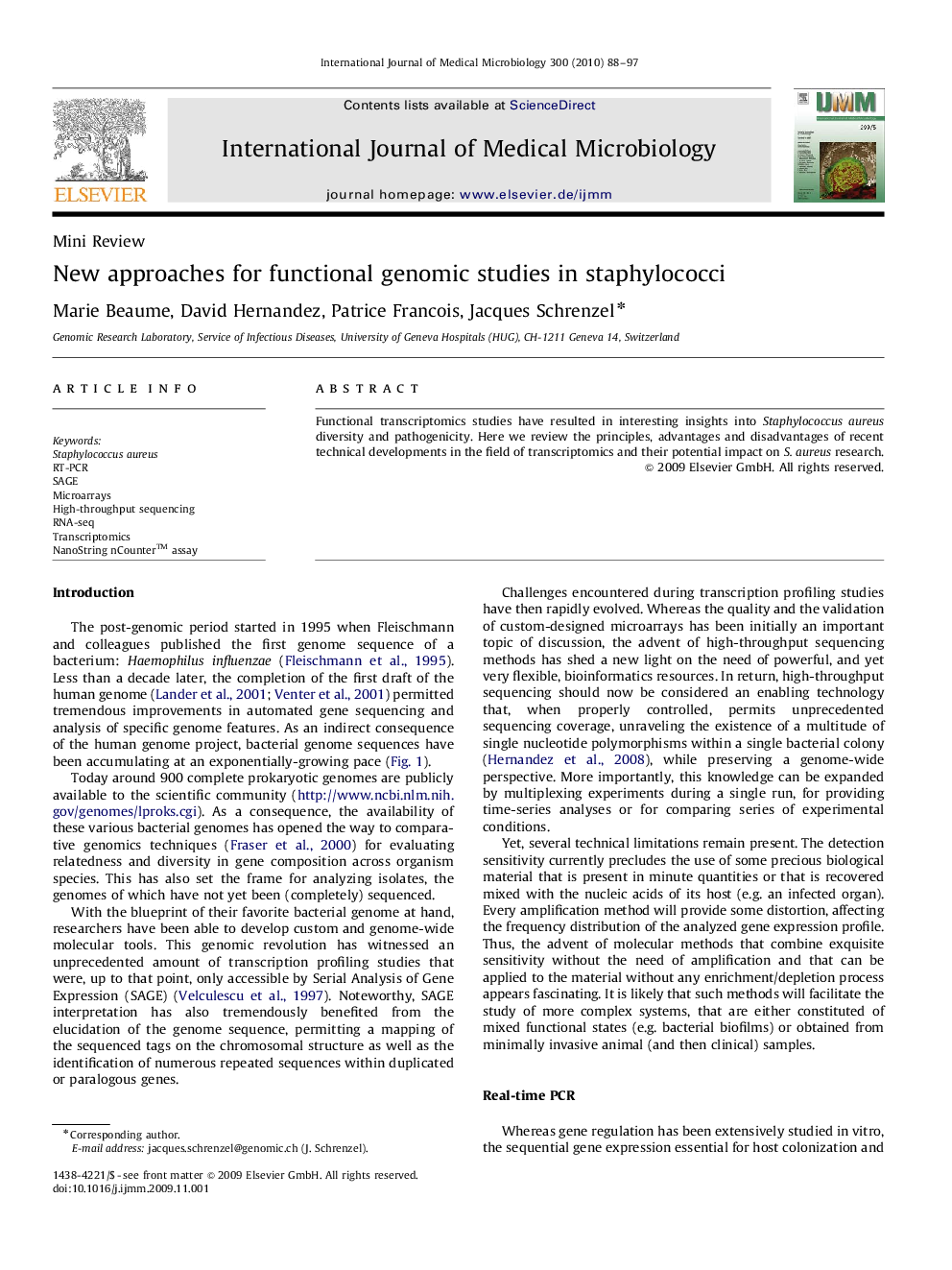 New approaches for functional genomic studies in staphylococci