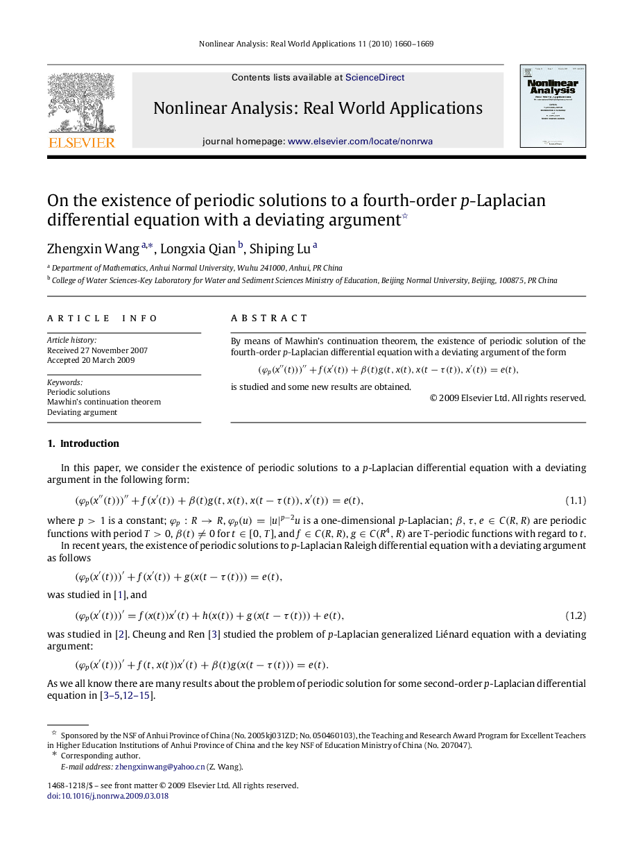 On the existence of periodic solutions to a fourth-order pp-Laplacian differential equation with a deviating argument 