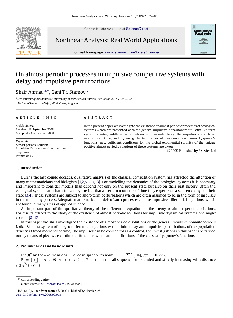 On almost periodic processes in impulsive competitive systems with delay and impulsive perturbations