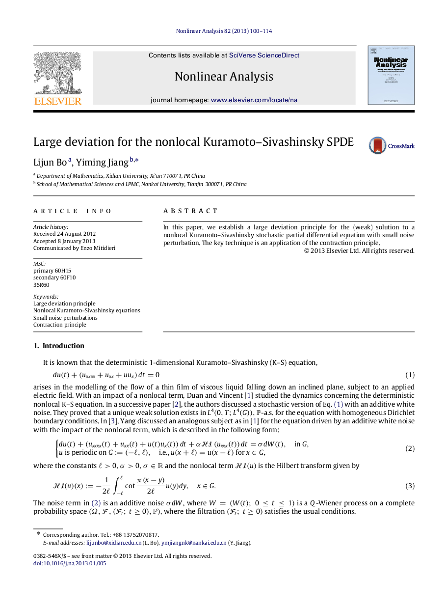 Large deviation for the nonlocal Kuramoto–Sivashinsky SPDE