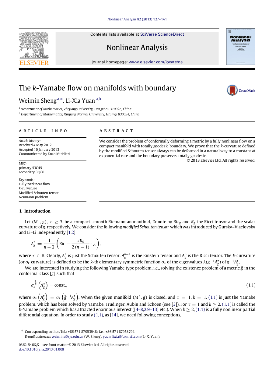 The kk-Yamabe flow on manifolds with boundary