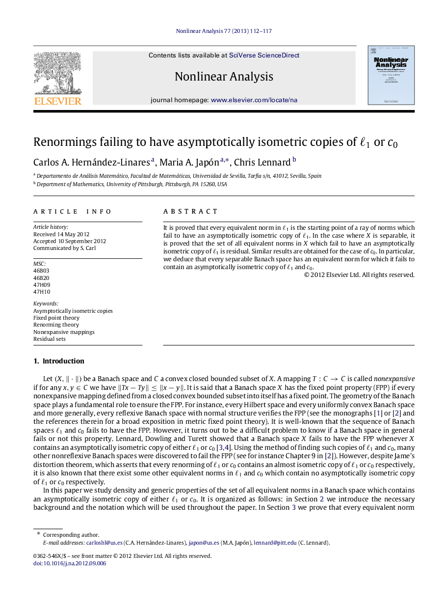 Renormings failing to have asymptotically isometric copies of ℓ1ℓ1 or c0c0