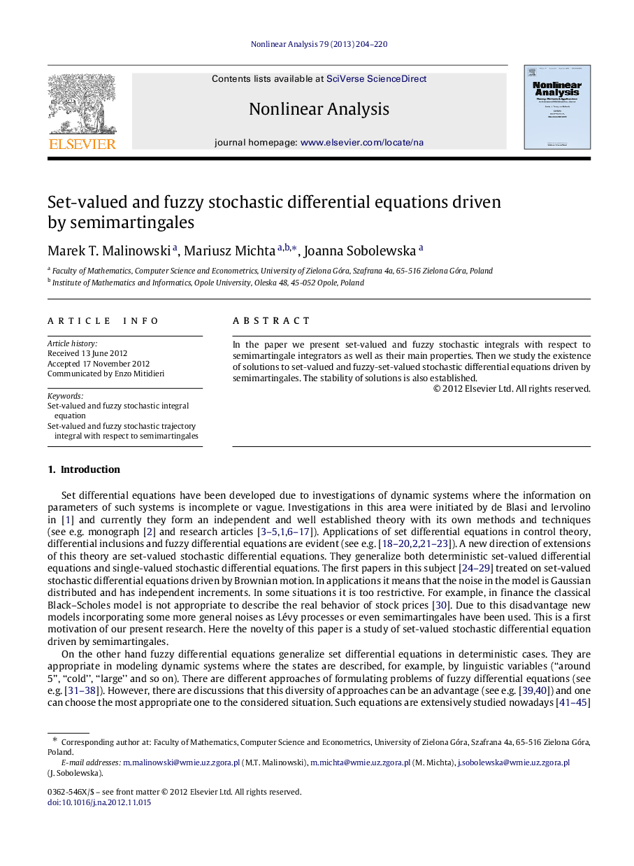 Set-valued and fuzzy stochastic differential equations driven by semimartingales