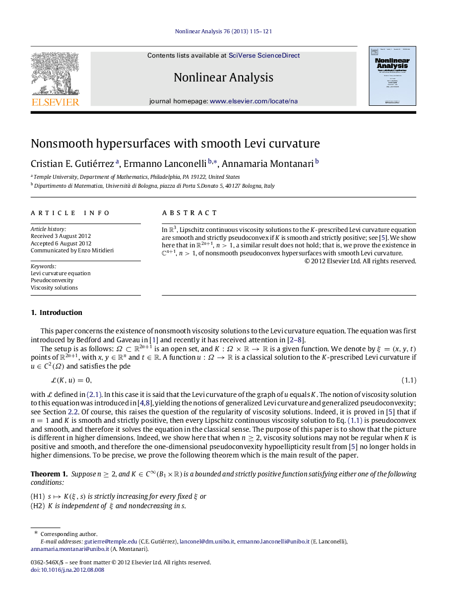 Nonsmooth hypersurfaces with smooth Levi curvature