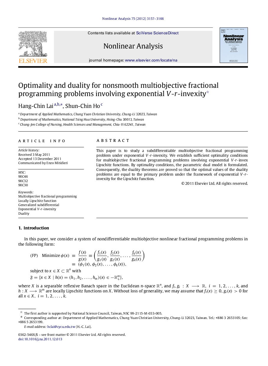 Optimality and duality for nonsmooth multiobjective fractional programming problems involving exponential VV-rr-invexity 