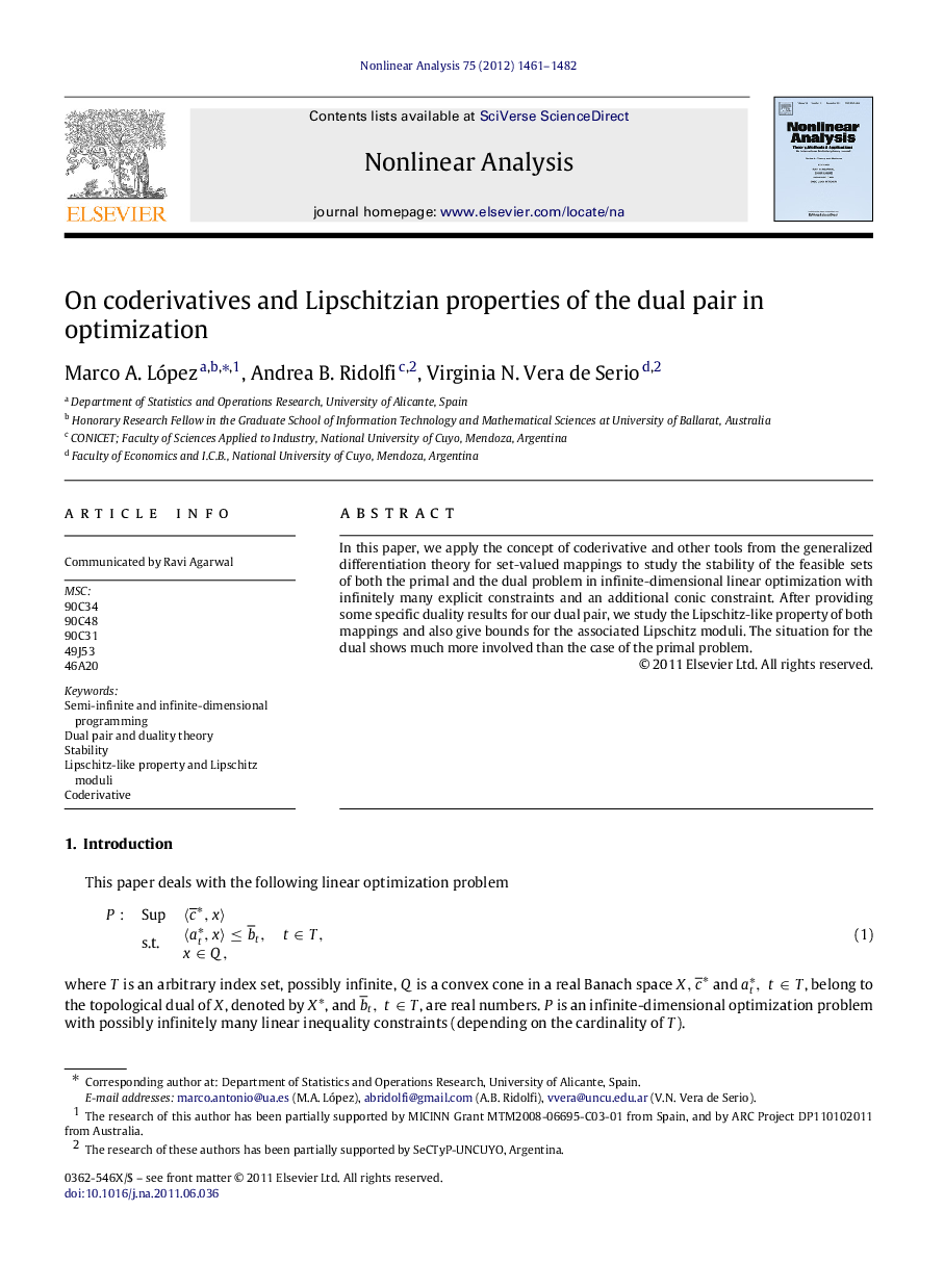 On coderivatives and Lipschitzian properties of the dual pair in optimization