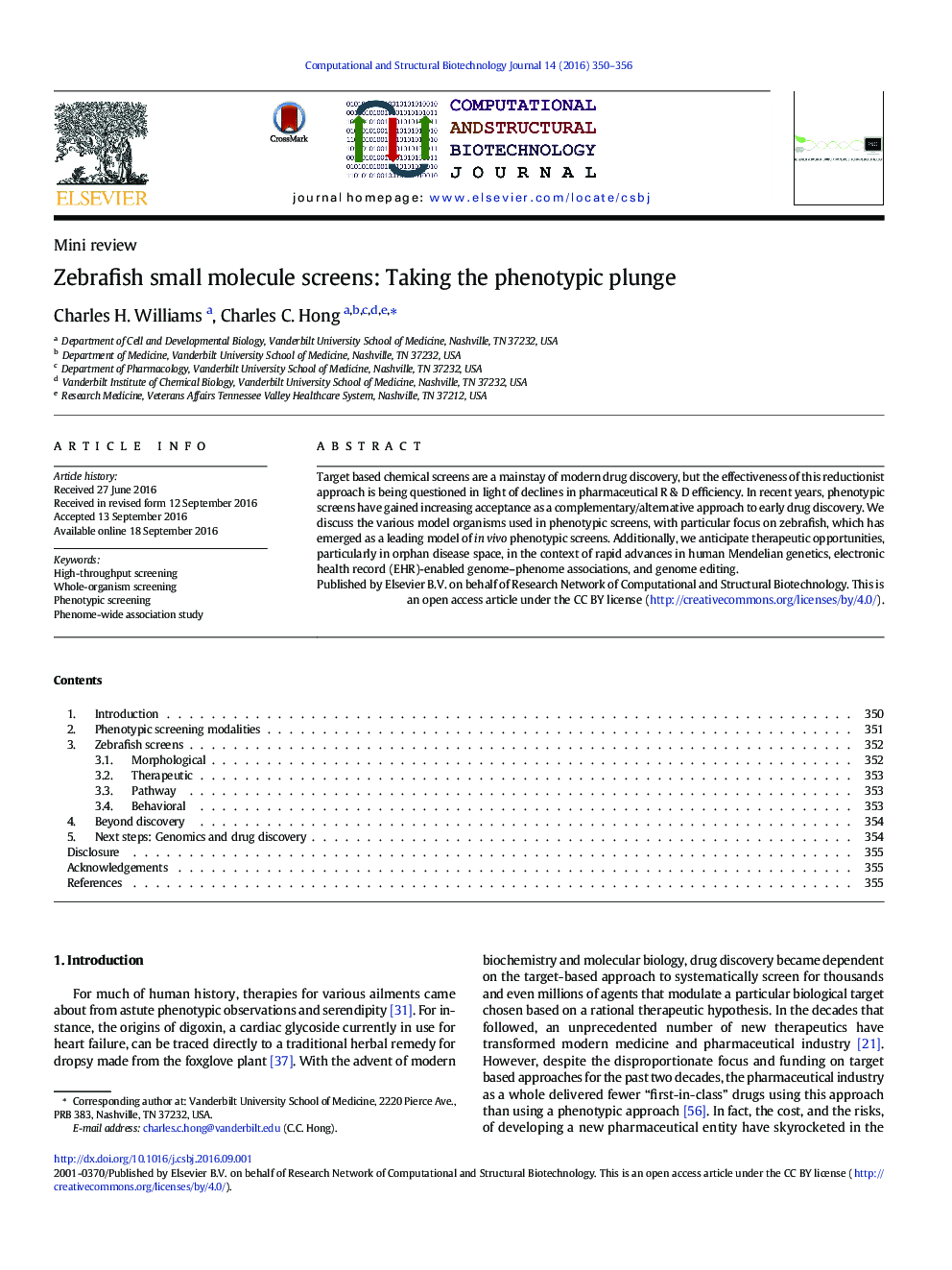 Zebrafish small molecule screens: Taking the phenotypic plunge