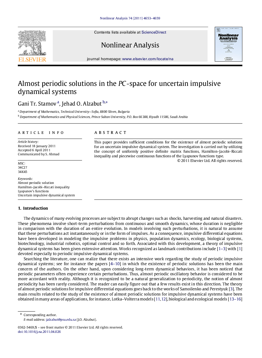 Almost periodic solutions in the PC-space for uncertain impulsive dynamical systems