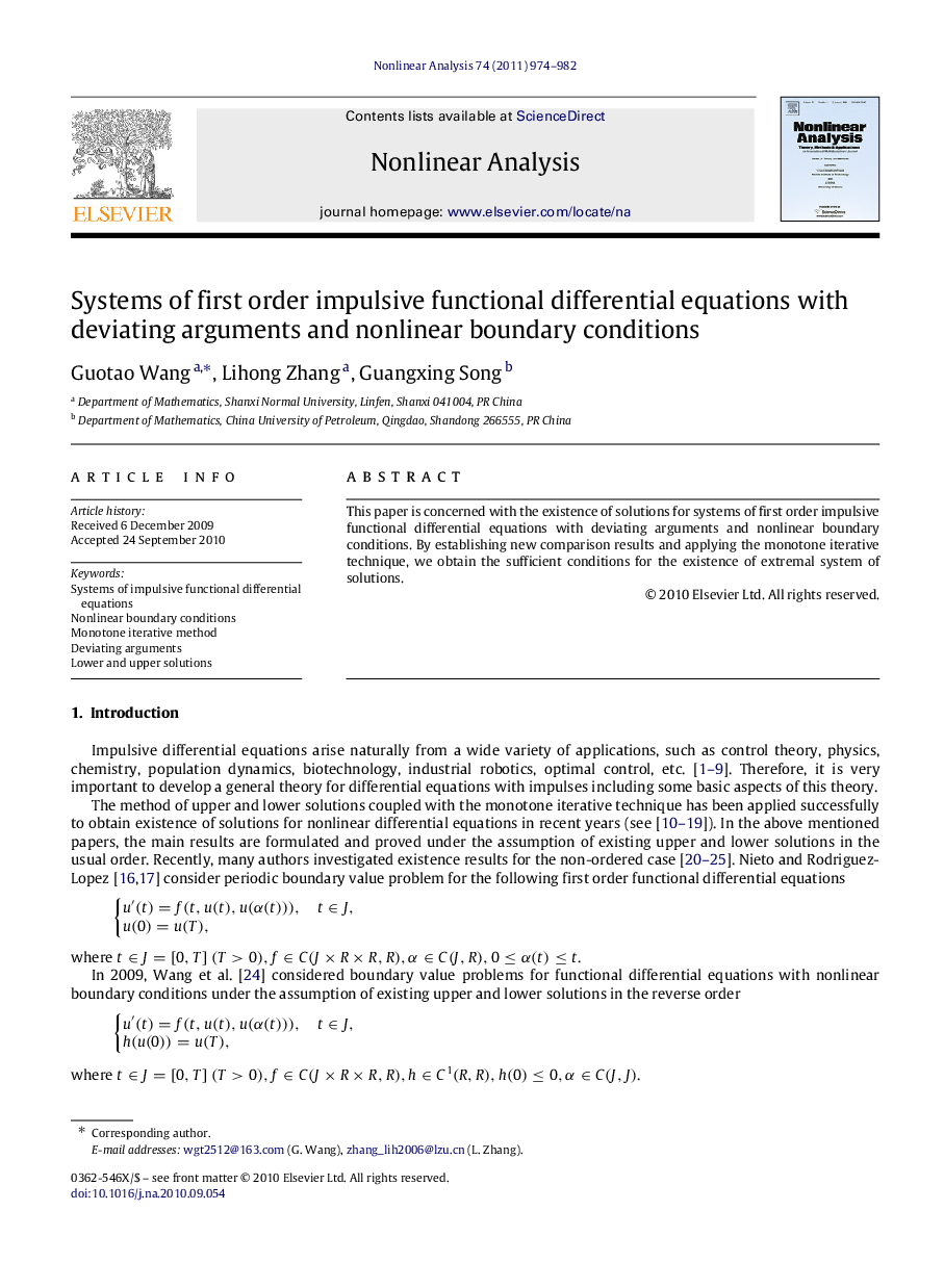 Systems of first order impulsive functional differential equations with deviating arguments and nonlinear boundary conditions