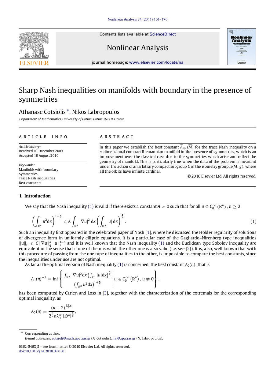 Sharp Nash inequalities on manifolds with boundary in the presence of symmetries